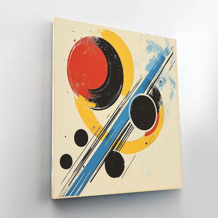 Wassily Kandinsky Inspired Orbital Symphony painting number kit