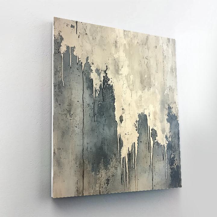 Leonardo Da Vinci Inspired Rain Pattern On Windowless Stone Paint by numbers kits