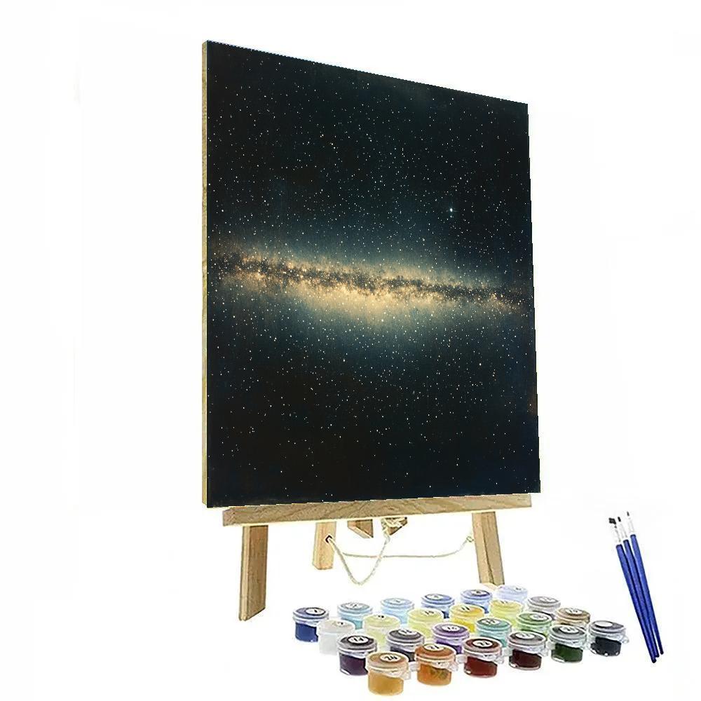 Leonardo Da Vinci Inspired Milky Way Band Study Painting by numbers kit