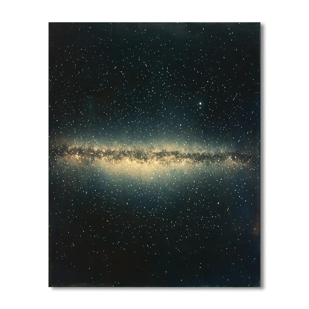 Leonardo Da Vinci Inspired Milky Way Band Study Painting by numbers kit