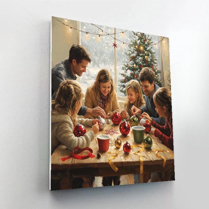 Ornament Craft Afternoon Numbered painting kits