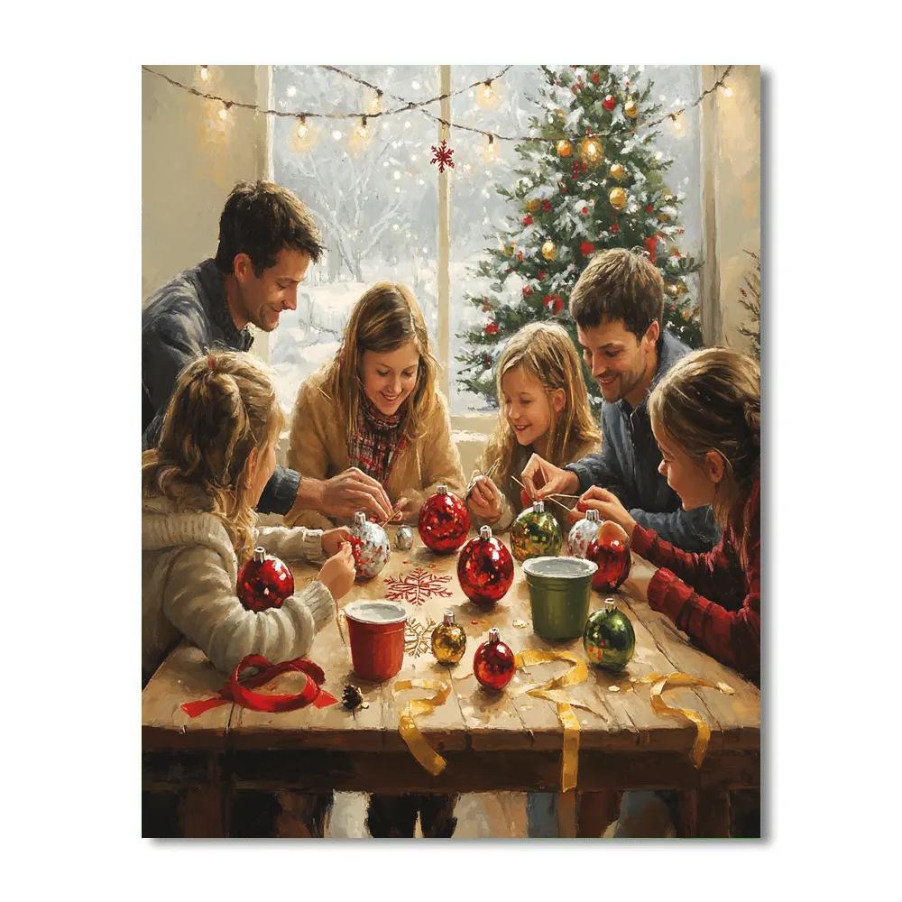 Ornament Craft Afternoon Numbered painting kits