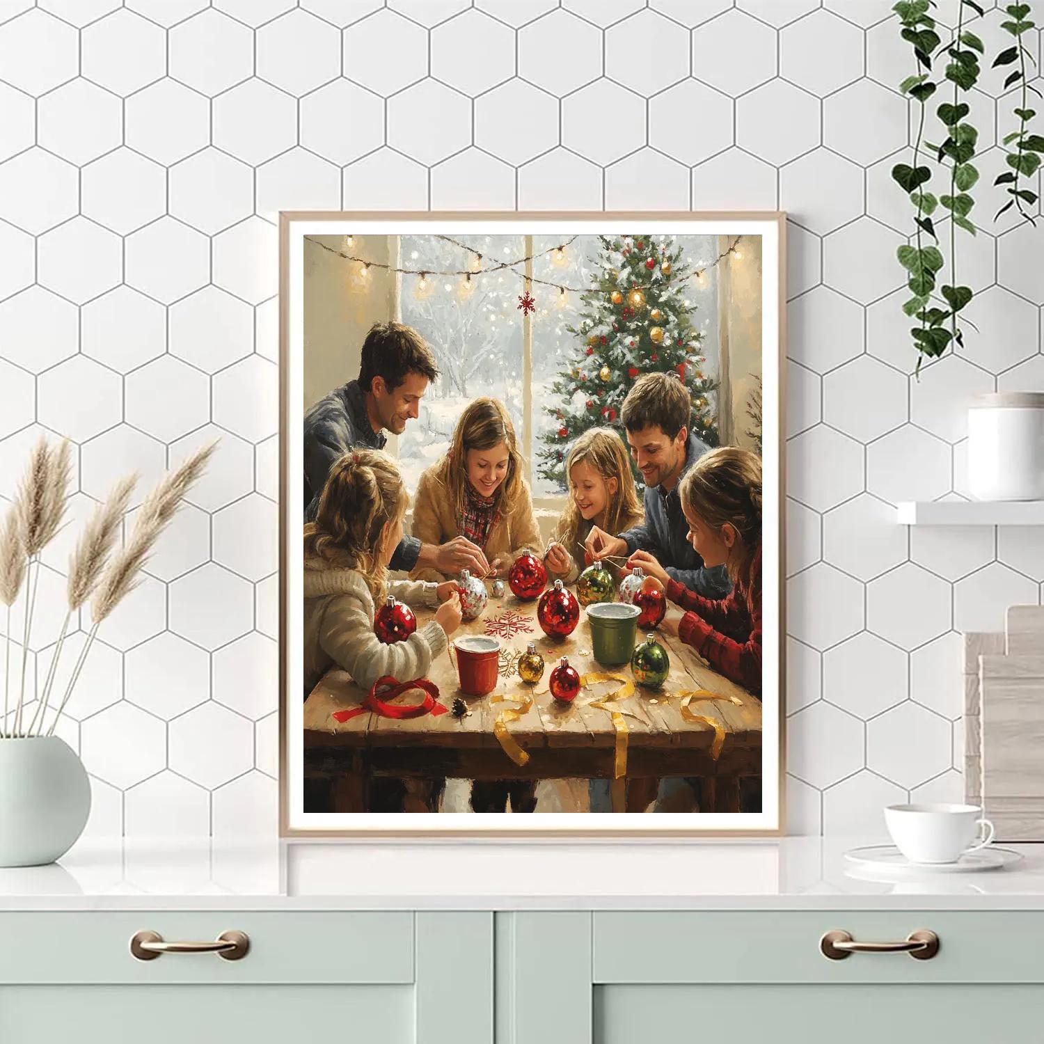 Ornament Craft Afternoon Numbered painting kits