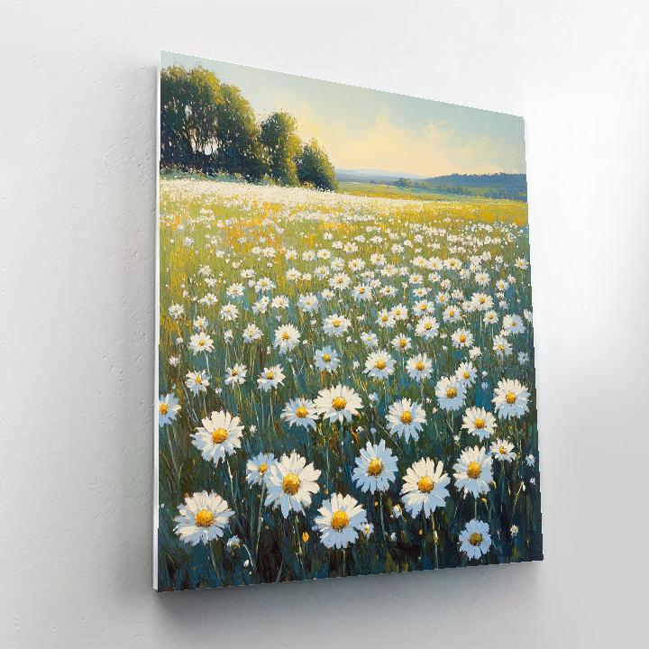 Claude Monet Inspired Meadow Of Wild Daisies Paint by numbers kits