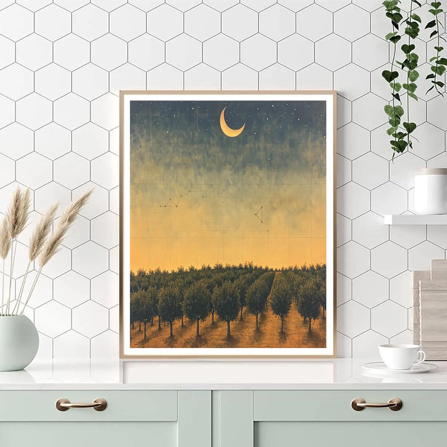 Leonardo Da Vinci Inspired Celestial Orchard Alignments paint by numbers