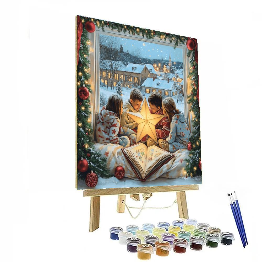 Window Star Storytime DIY paint by numbers