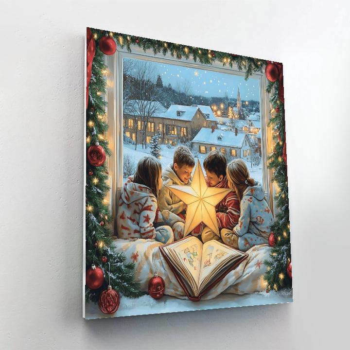 Window Star Storytime DIY paint by numbers