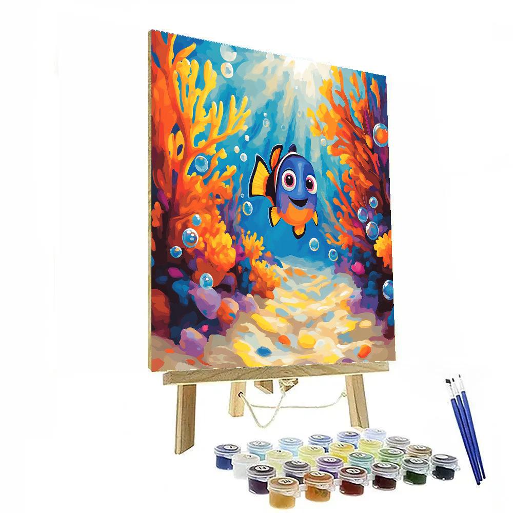 Dory Coral Reef Exploration - Disney Inspired Numbered painting kits
