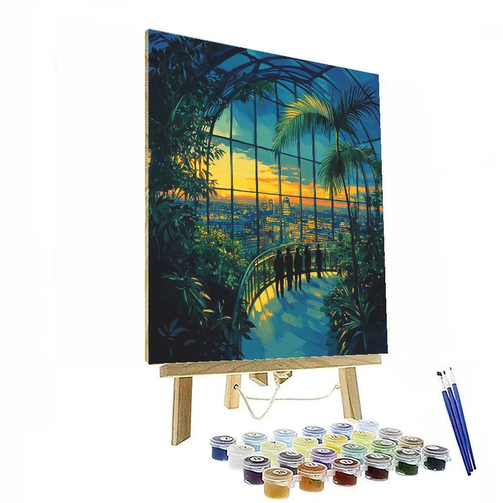 Sky Garden Urban Canopy London United Kingdom Painting by numbers kit
