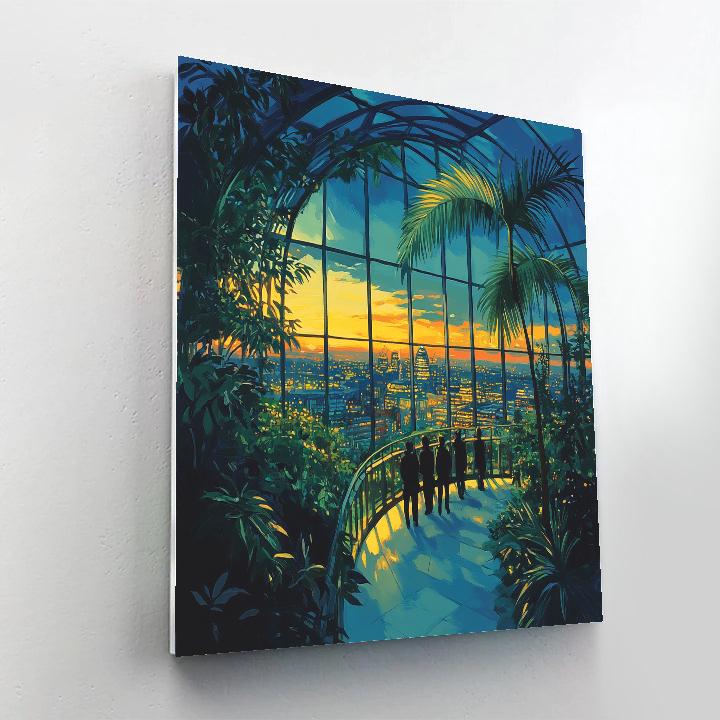 Sky Garden Urban Canopy London United Kingdom Painting by numbers kit