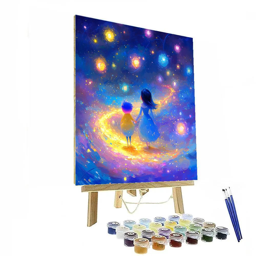 Joy And Sadness Memory Orb Trail - Disney Inspired paint by number