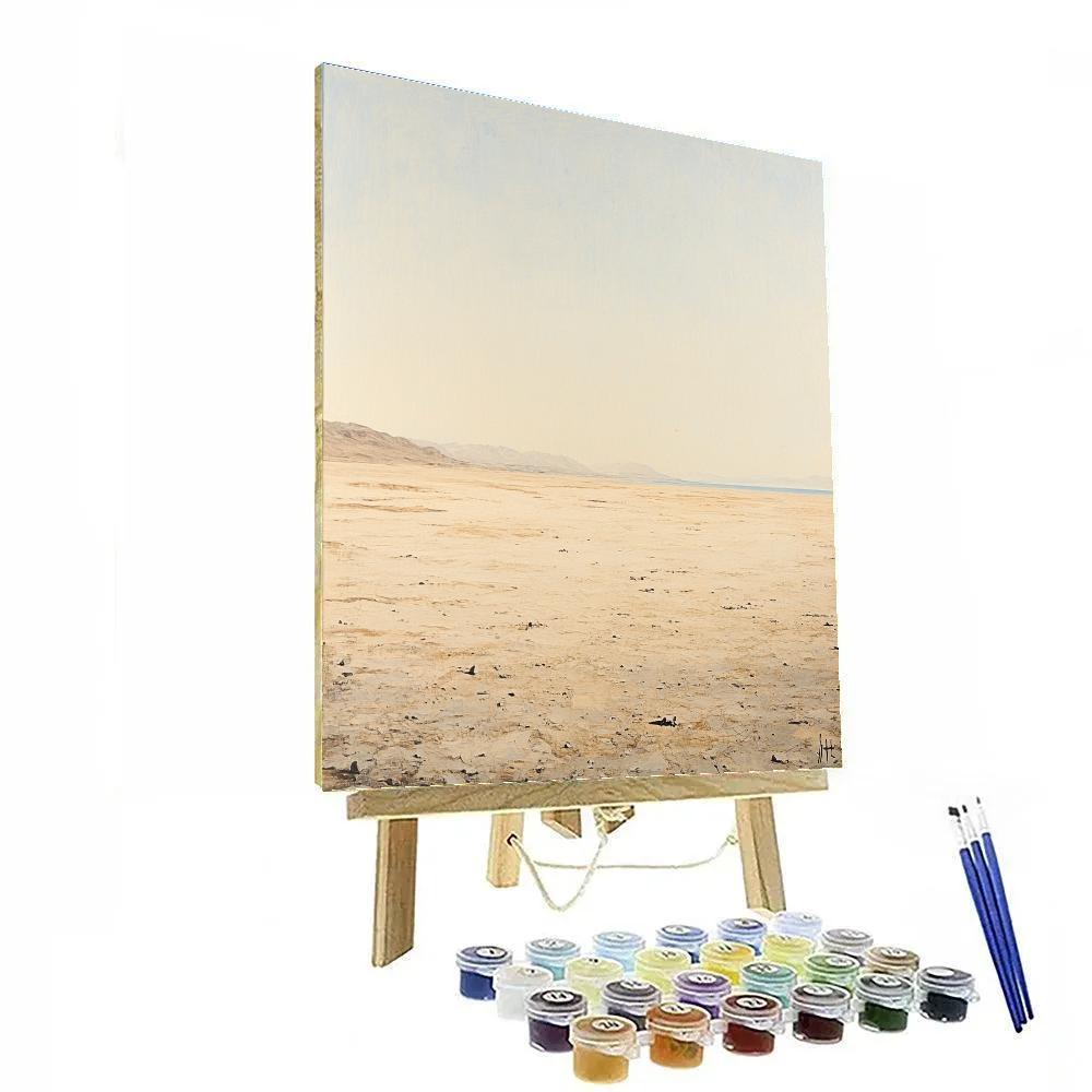 Leonardo Da Vinci Inspired Desert Mirage Plane Paint by numbers kits