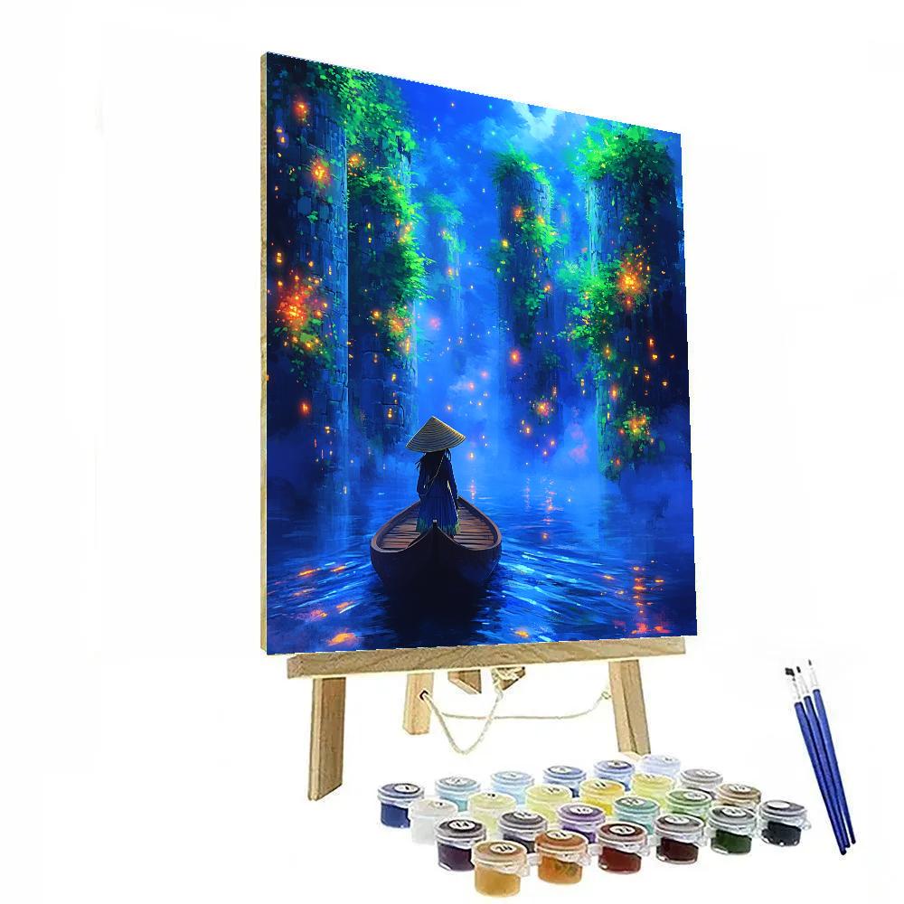 Raya Dragon River Journey - Disney Inspired paint by numbers