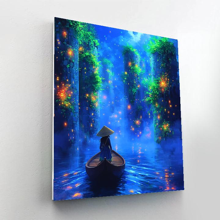 Raya Dragon River Journey - Disney Inspired paint by numbers