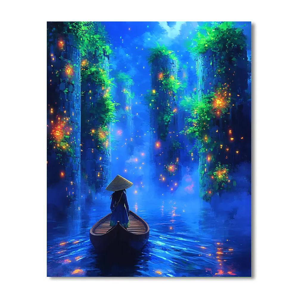 Raya Dragon River Journey - Disney Inspired paint by numbers
