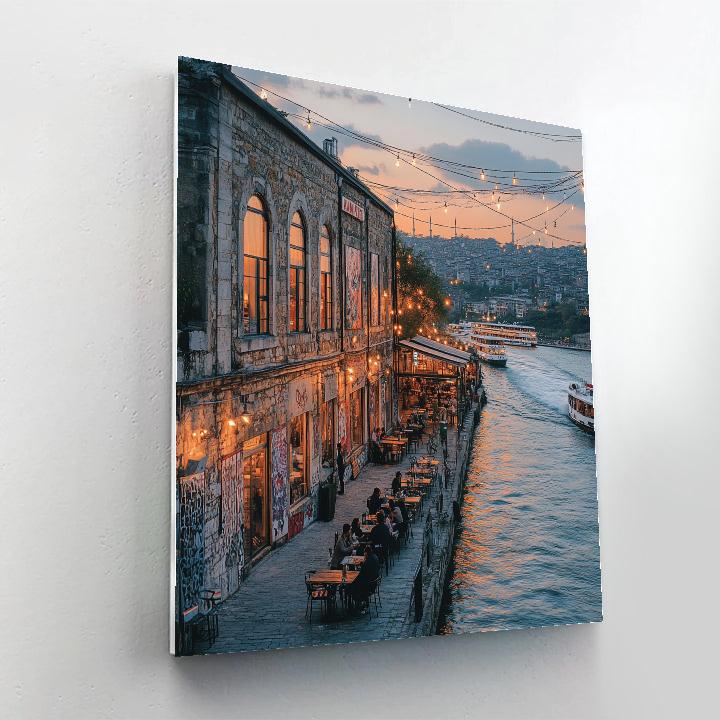 Istanbul Karakoy Waterfront Warehouses Istanbul Turkiye Number painting