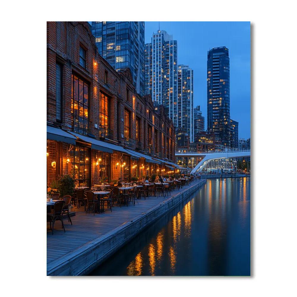 Buenos Aires Puerto Madero Docklands Buenos Aires Argentina Paint by numbers art