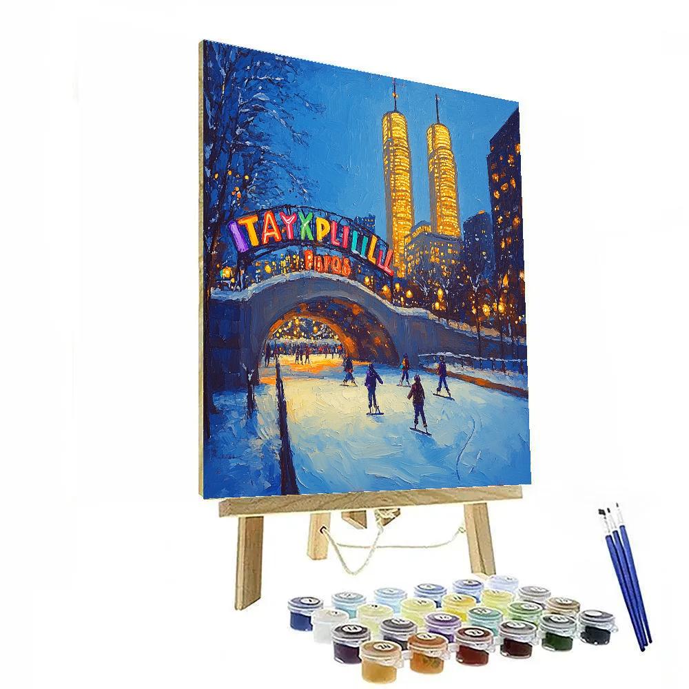 Toronto Nathan Phillips Square City Heart Toronto Canada Number painting