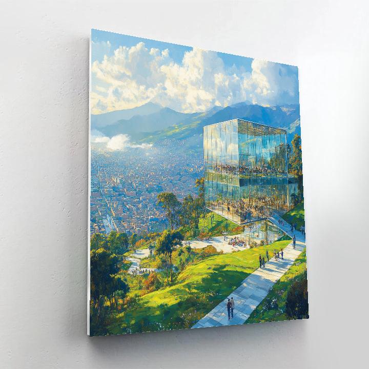 Quito Itchimbia Crystal Palace Park Quito Ecuador Paint by numbers kits