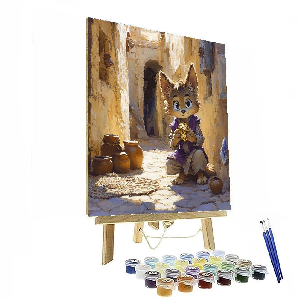 Abu Hidden Treasure Alley - Disney Inspired paint by number