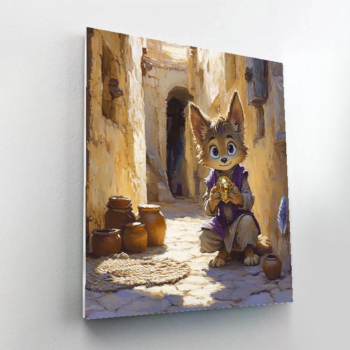 Abu Hidden Treasure Alley - Disney Inspired paint by number