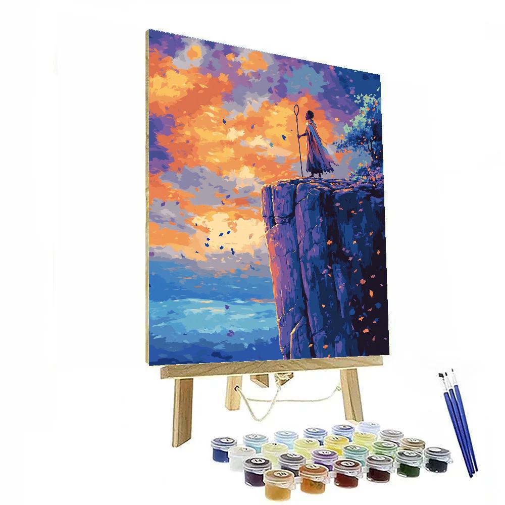 Rafiki Pride Rock Dawn Colors - Disney Inspired paint by color