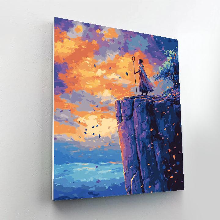 Rafiki Pride Rock Dawn Colors - Disney Inspired paint by color
