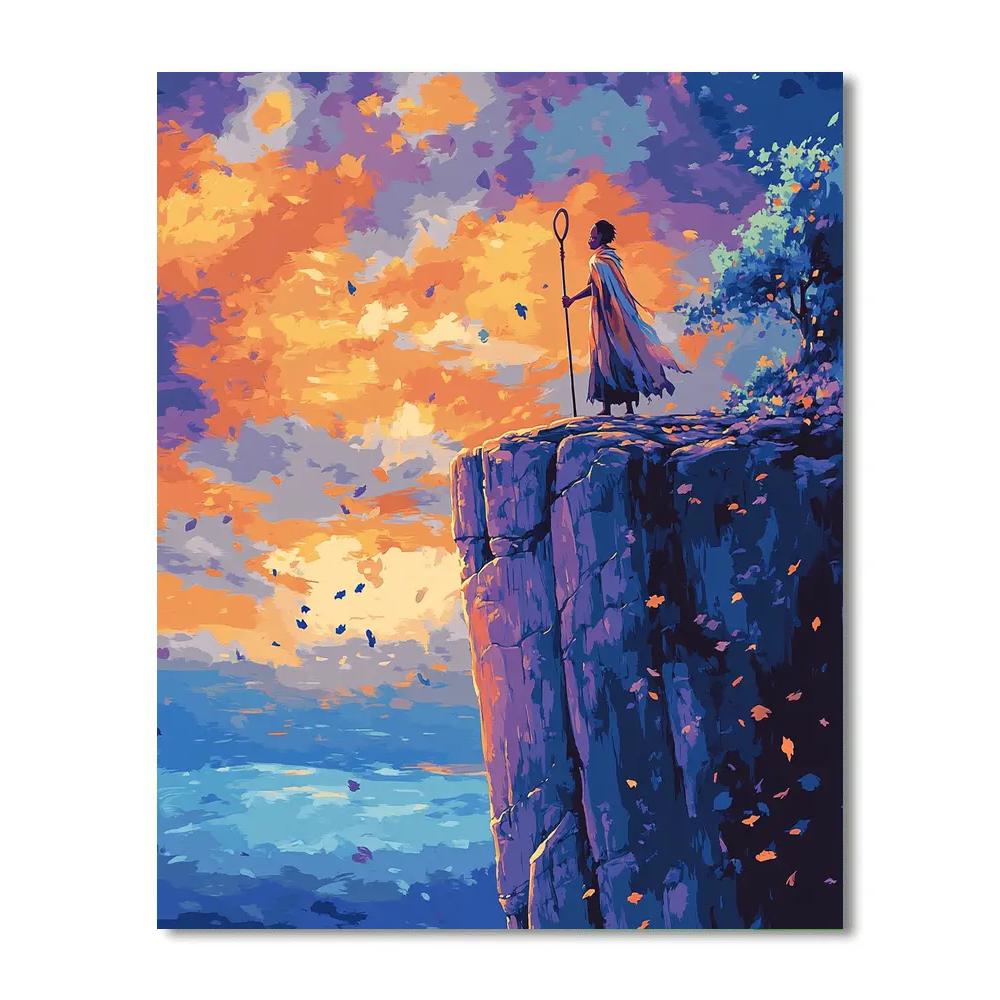Rafiki Pride Rock Dawn Colors - Disney Inspired paint by color