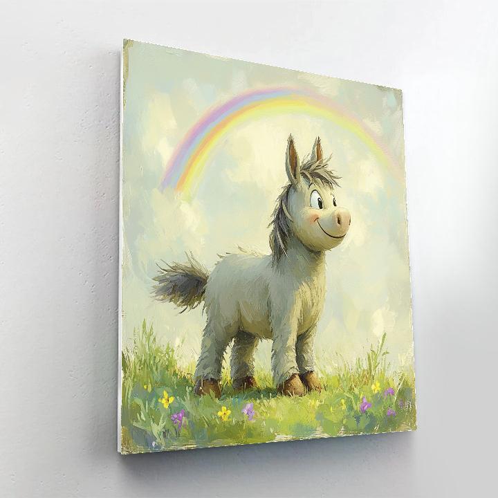 Eeyore Rainbow Meadow Moment - Disney Inspired Paint by numbers kits