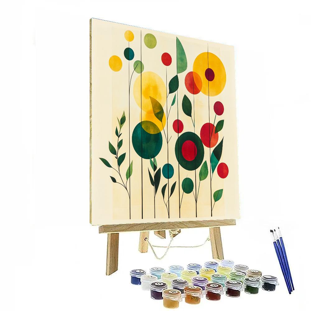 Wassily Kandinsky Inspired Abstract Garden Music painting number kit
