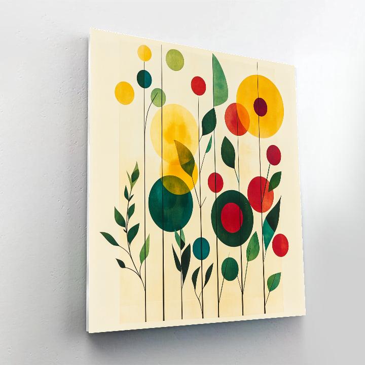 Wassily Kandinsky Inspired Abstract Garden Music painting number kit
