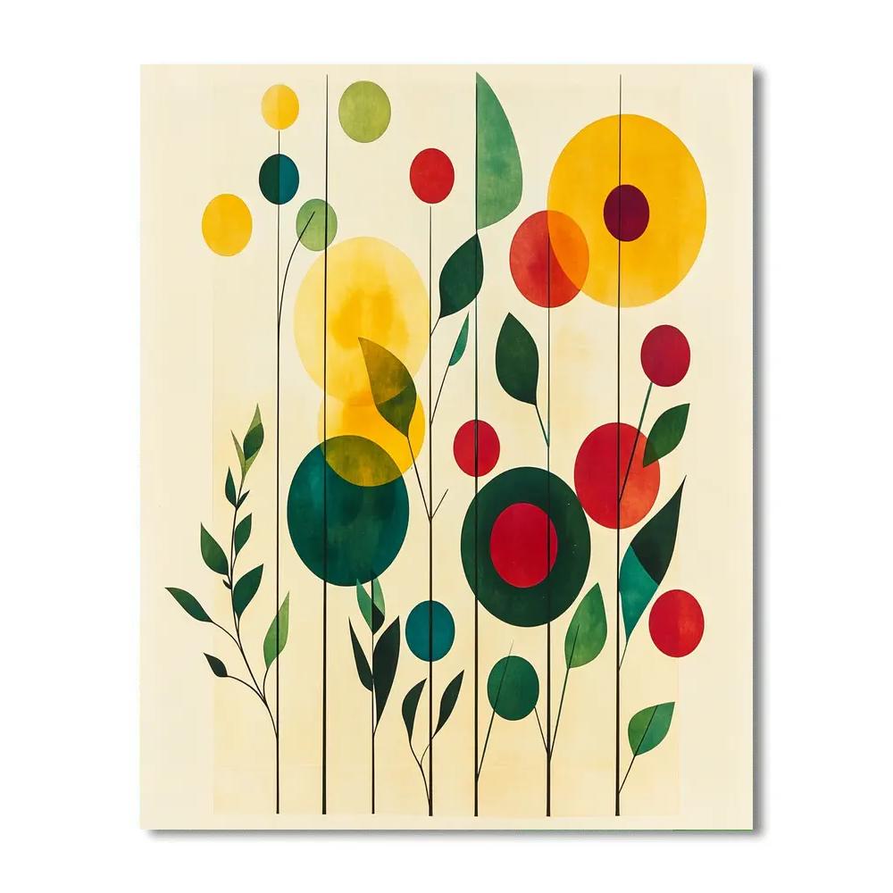 Wassily Kandinsky Inspired Abstract Garden Music painting number kit