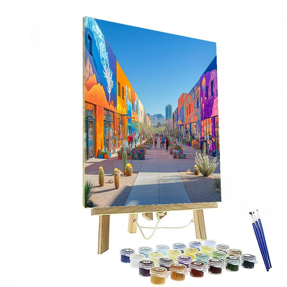 Phoenix Roosevelt Row Mural District Phoenix United States Painting by numbers kit