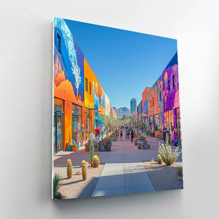 Phoenix Roosevelt Row Mural District Phoenix United States Painting by numbers kit