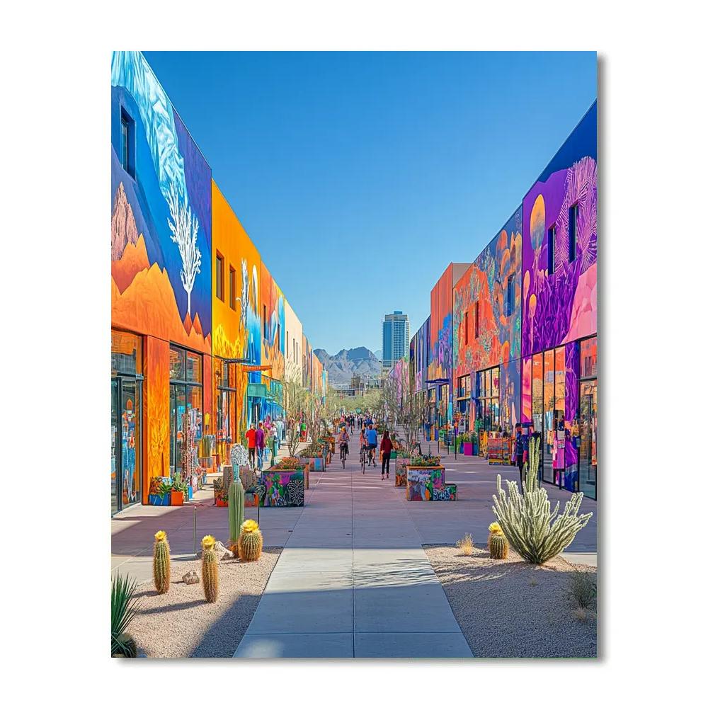 Phoenix Roosevelt Row Mural District Phoenix United States Painting by numbers kit