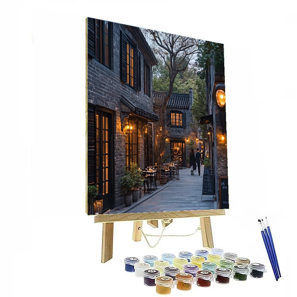 Shanghai Xintiandi Pedestrian Quarter Shanghai China DIY paint by numbers