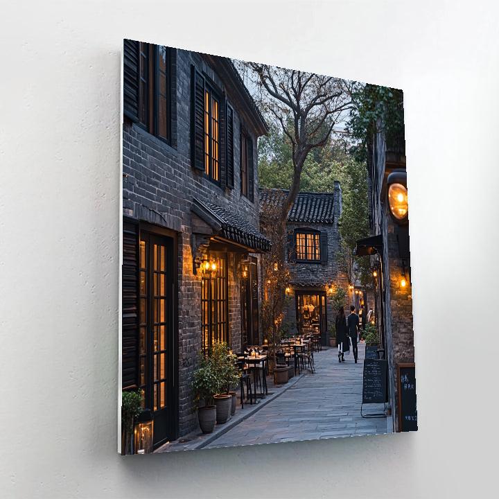 Shanghai Xintiandi Pedestrian Quarter Shanghai China DIY paint by numbers