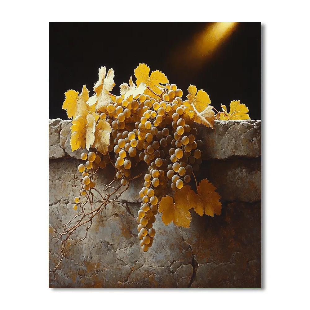 Caravaggio Inspired Nocturne Of Withering Vines Paint by numbers kits