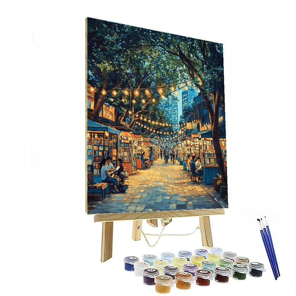 Ho Chi Minh City Nguyen Van Binh Book Street Ho Chi Minh City Vietnam painting number kit