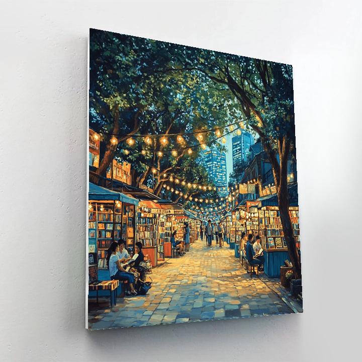 Ho Chi Minh City Nguyen Van Binh Book Street Ho Chi Minh City Vietnam painting number kit