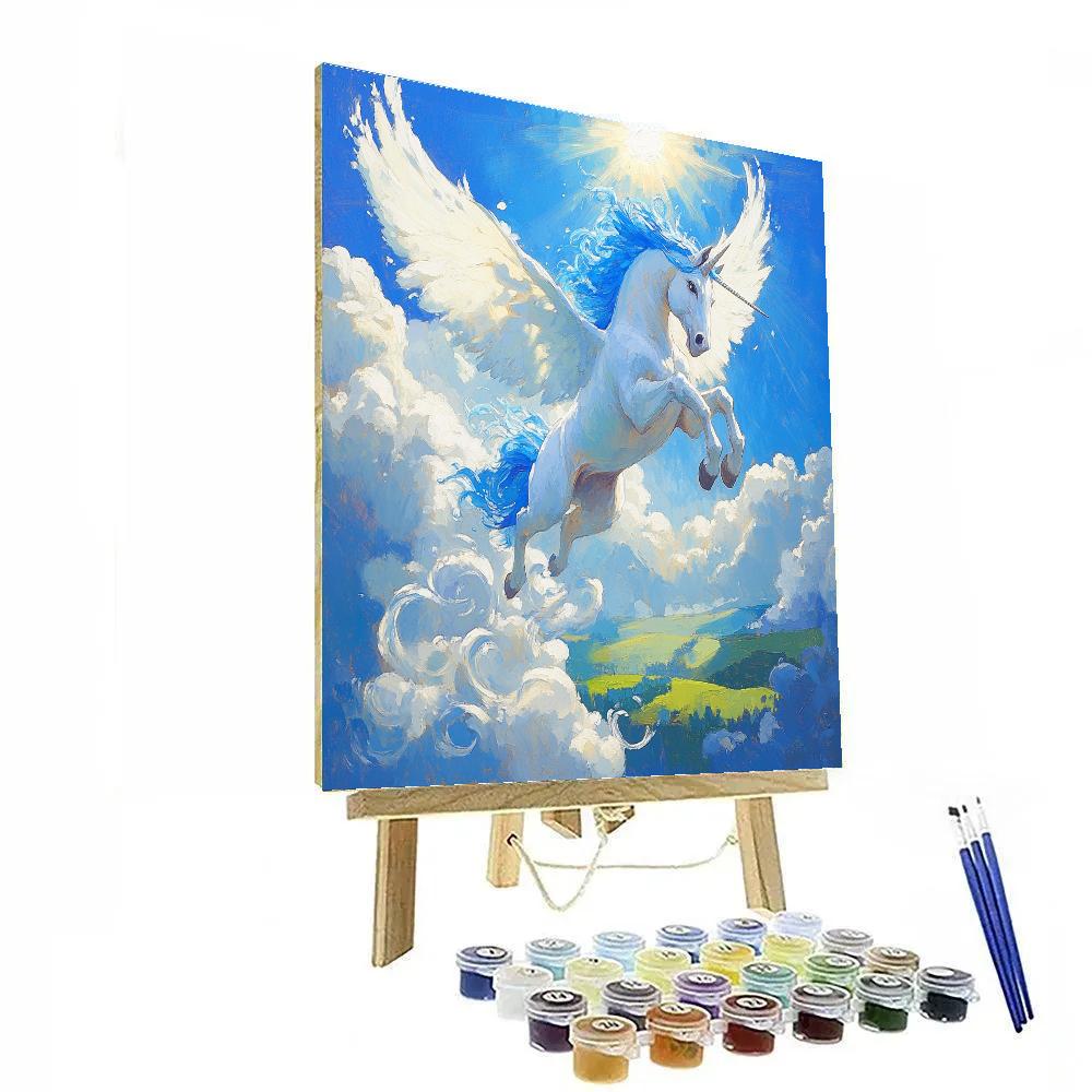 Pegasus Cloudline Flight Games - Disney Inspired paint by color