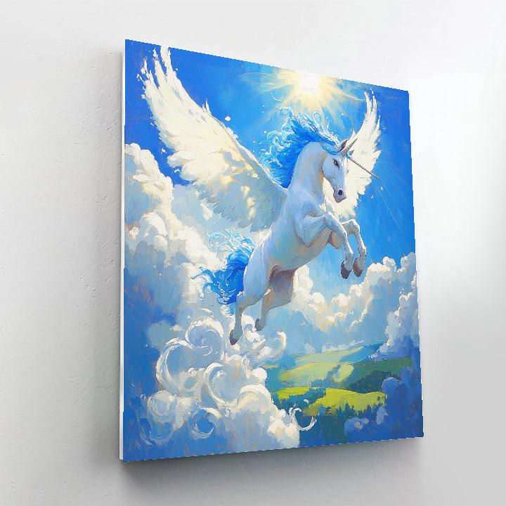 Pegasus Cloudline Flight Games - Disney Inspired paint by color