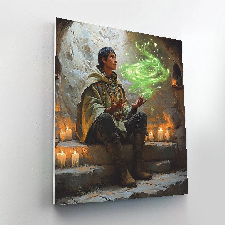 Bruno Vision Cave Glow - Disney Inspired painting number kit