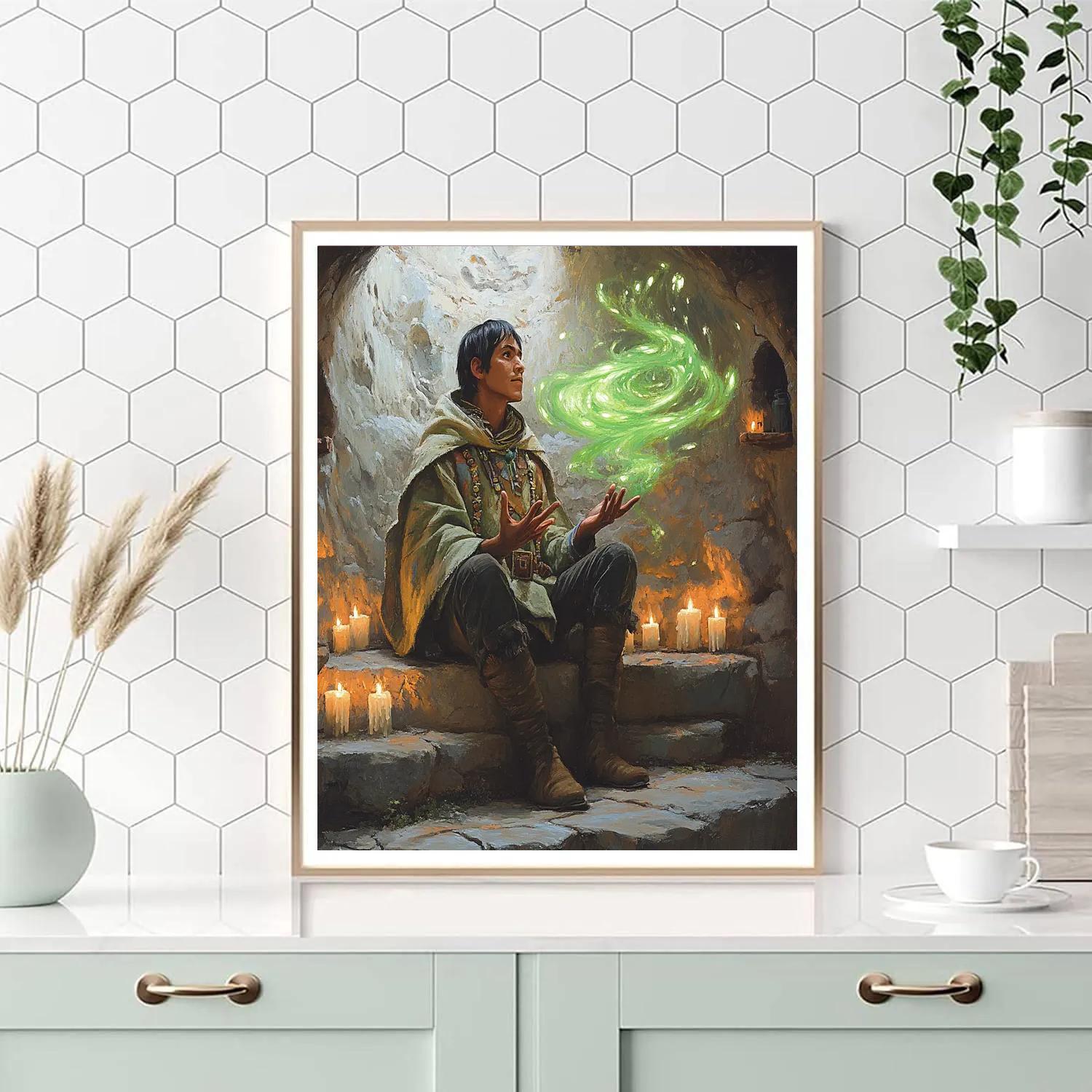 Bruno Vision Cave Glow - Disney Inspired painting number kit