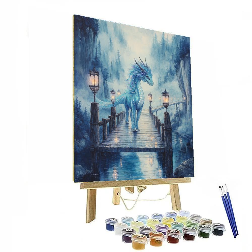 Sisu Misty River Bridge Glow - Disney Inspired paint by number