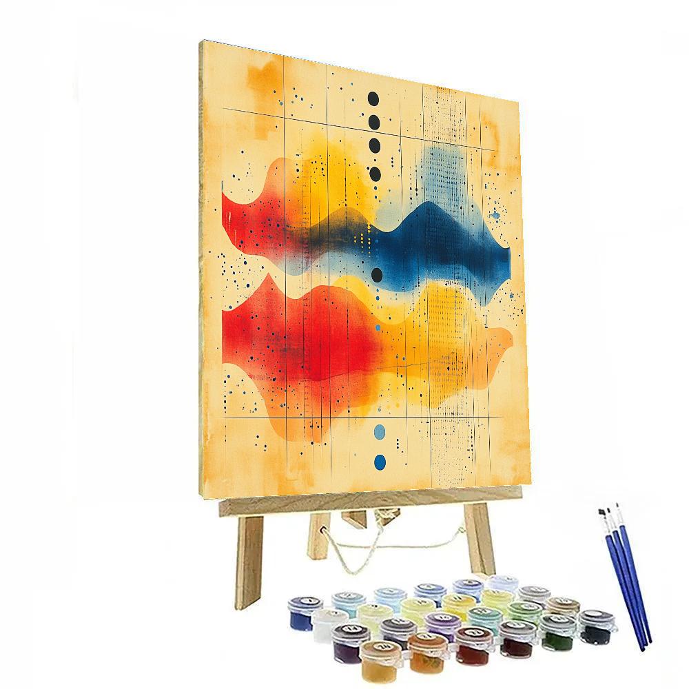 Joan Miró Inspired Harmony Of Quiet Echoes Painting by numbers kit