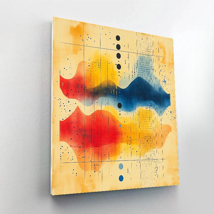 Joan Miró Inspired Harmony Of Quiet Echoes Painting by numbers kit