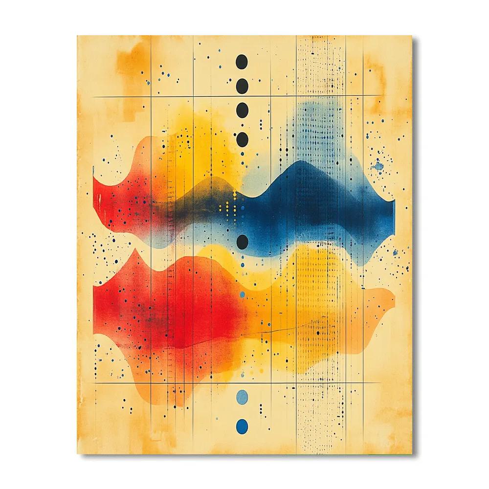Joan Miró Inspired Harmony Of Quiet Echoes Painting by numbers kit