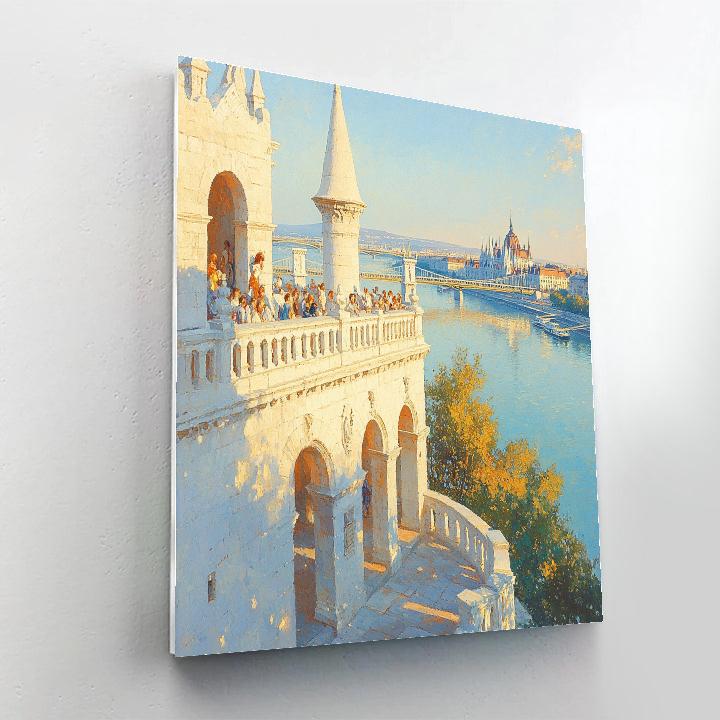 Budapest Fishermans Bastion Terrace Budapest Hungary Numbered painting kits