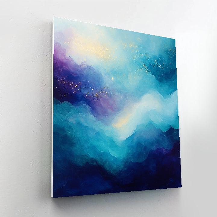 Georges Seurat Inspired Radiant Nebula Veil Painting by numbers kit